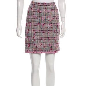 NWT Tibi Textured Ribbon & Tweed Suit Skirt
